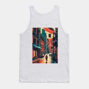 Sunset Urban City Tank Top